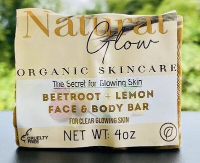 Beetroot and Lemon Face and Body Bar