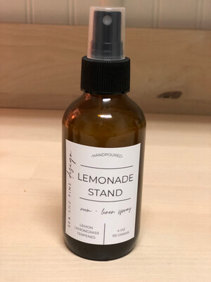 |LEMONADE STAND| Room + Linen Spray