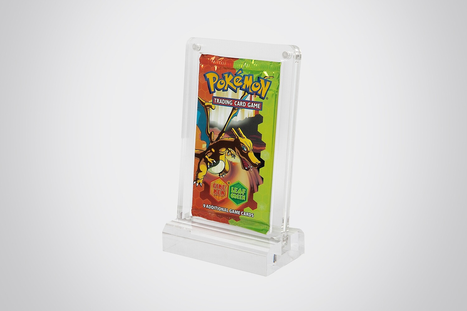 ACRYLIC SINGLE POKEMON BOOSTER PACK UPRIGHT CASE