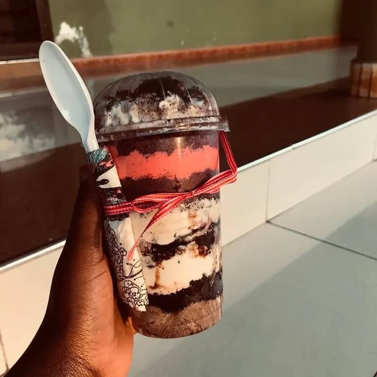 Plain Cake Parfait(Double Flavored)-300ml