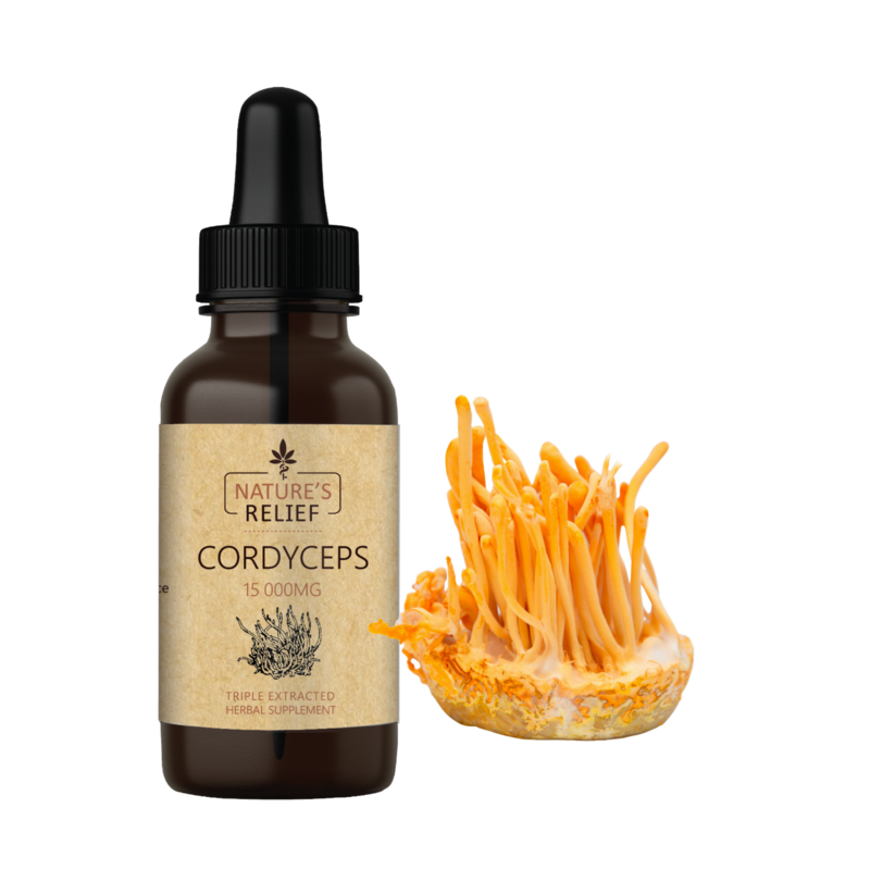 Cordyceps Mushroom Tincture 30ml - Nature&#39;s Relief