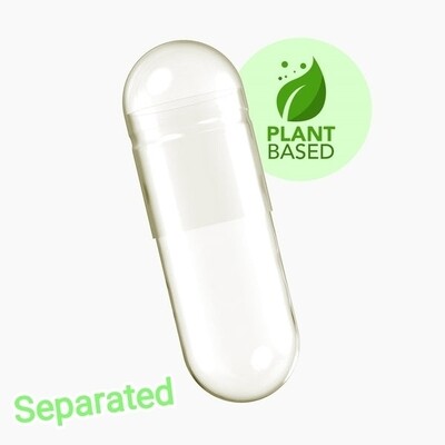 Size #0 Vegan Separated Capsules