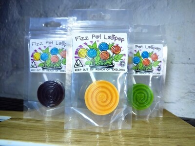 30mg THC Infused Fizz Pot Lollipop