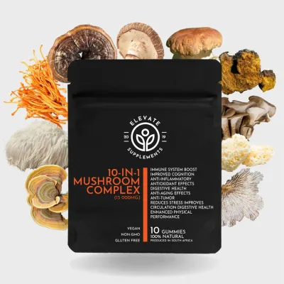 10-in-1 Mushroom Complex Gummies - Elevate Supplements