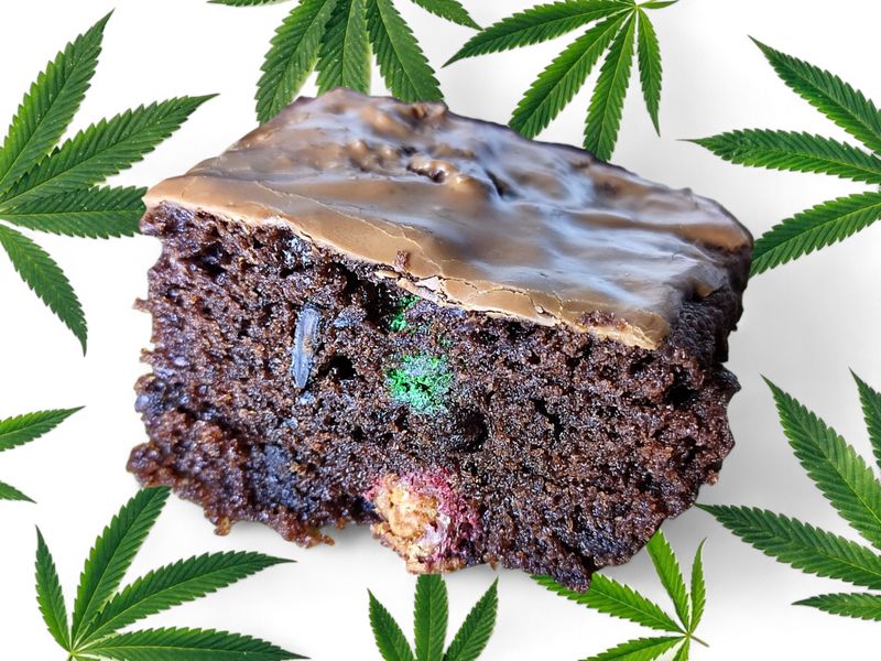 50mg THC Infused Space Brownie