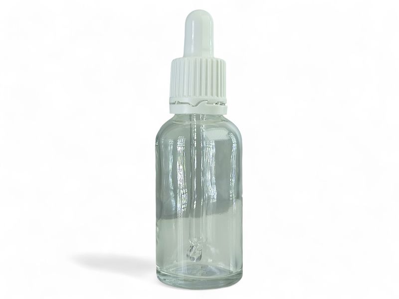 Clear 30ml Tincture Bottle with Pipette