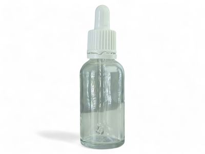 Clear 30ml Tincture Bottle with Pipette