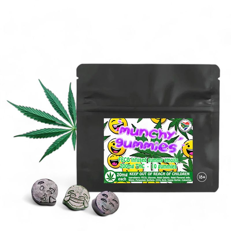 200mg THC Infused Gummy Emojis - 20mg per gummy (x10)