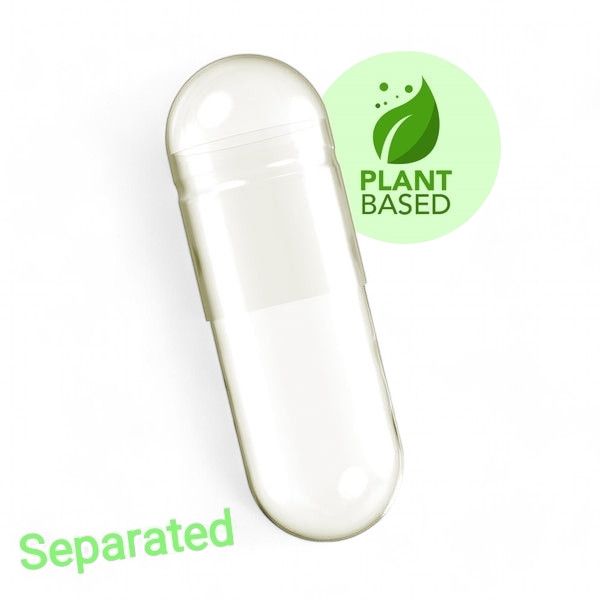 Size #0 Vegan Separated Capsules