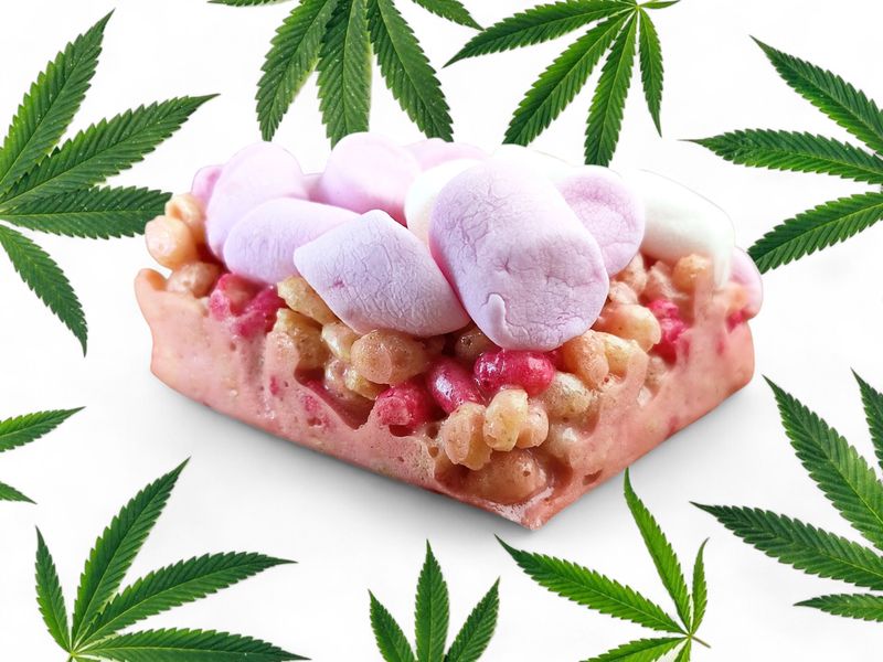 80mg THC Infused Rice Crispy Treat