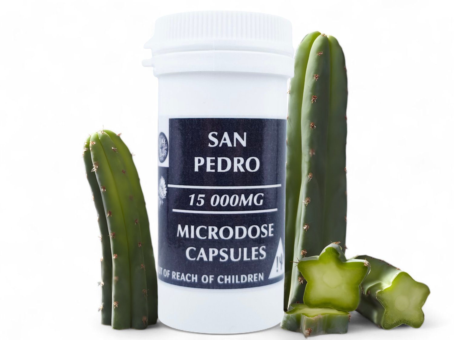 500mg Trichocereus Mescaline Cactus Microdose Capsules (x30) - NMSA