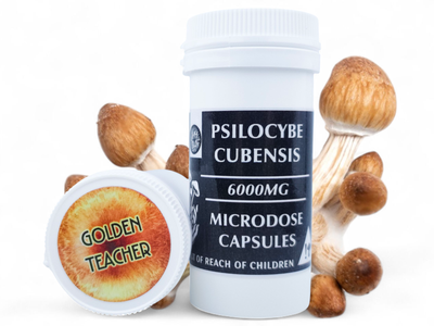 200mg P. cubensis Mushroom Microdose Capsules (x30) - NMSA