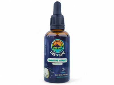 Lion&#39;s Mane Mushroom Tincture 50ml - Gaia Mountain Mycology