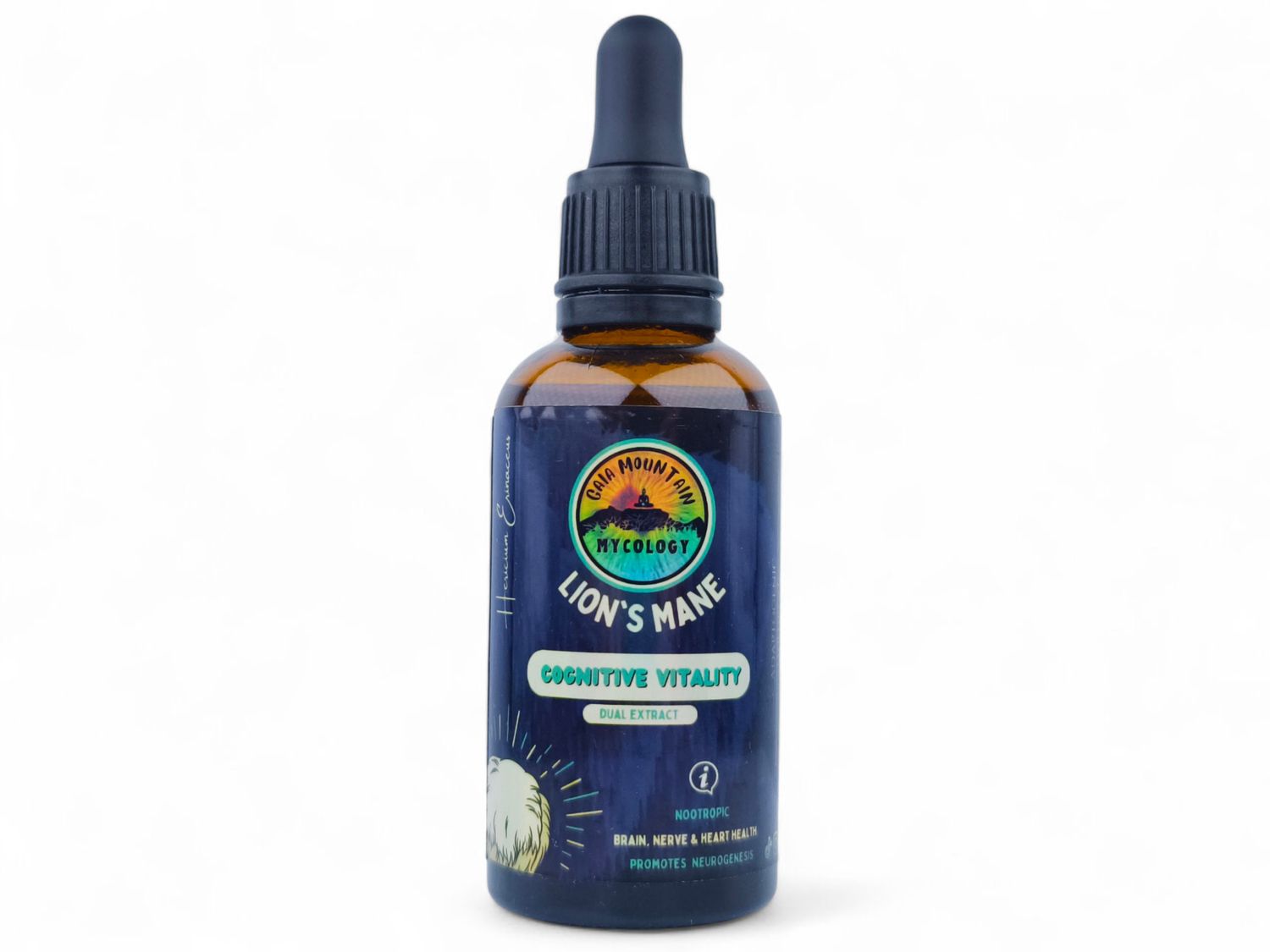 Lion&#39;s Mane Mushroom Tincture 50ml - Gaia Mountain Mycology