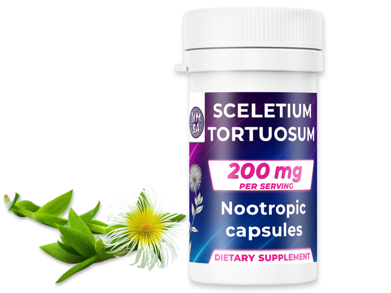 200mg Sceletium Tortuosum (Kanna) Capsules (x30) - NMSA
