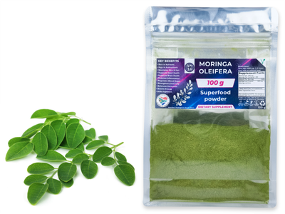 100g Moringa Oleifera Leaf Powder
