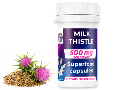 500mg Milk Thistle Seed Capsules (x30) - NMSA