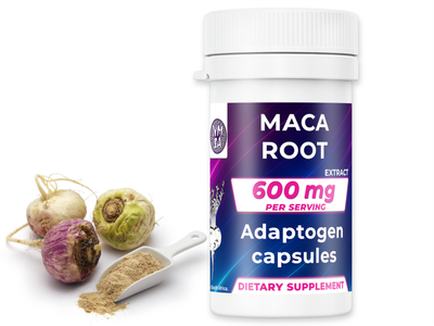 600mg Maca Root 10:1 Extract Capsules (x30) - NMSA