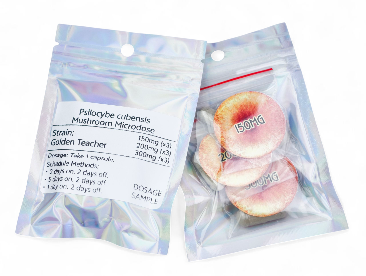 P. cubensis Mushroom Microdose Sample Pack