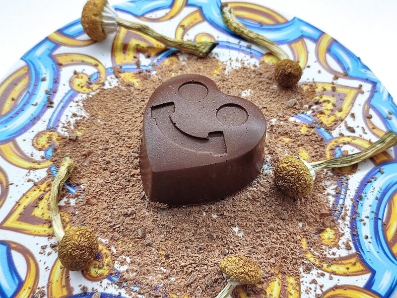 2g P. cubensis Mushroom Sugar &amp; Dairy-Free Chocolate