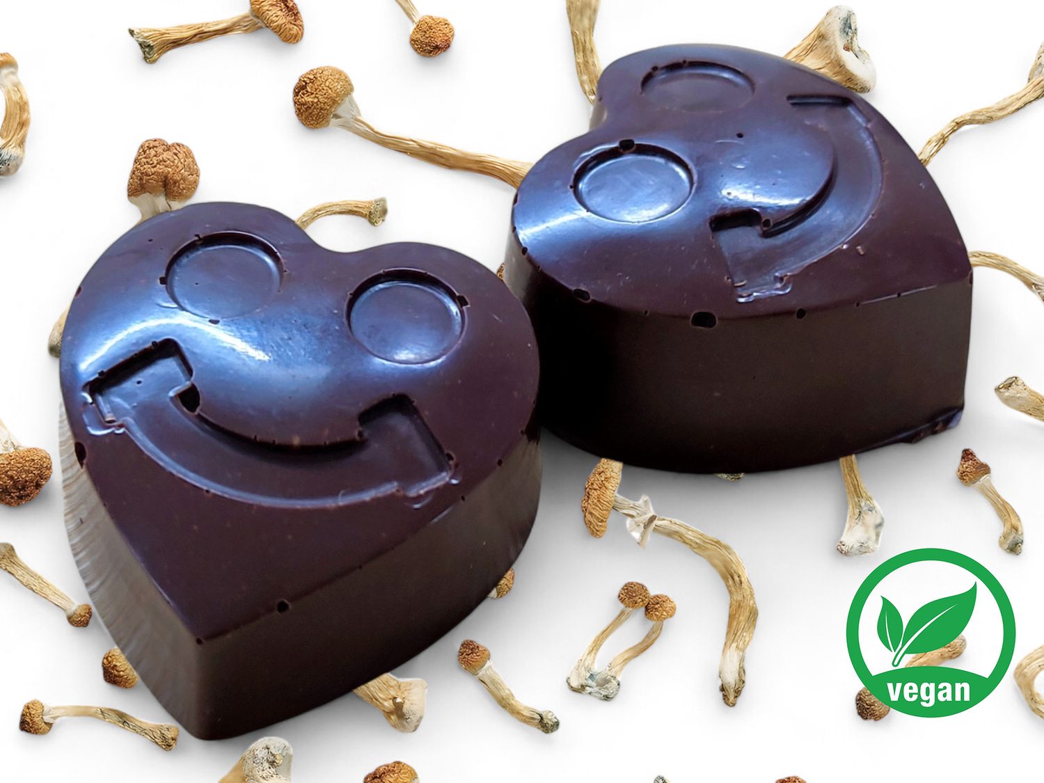 2g P. cubensis Mushroom Sugar &amp; Dairy-Free Chocolate