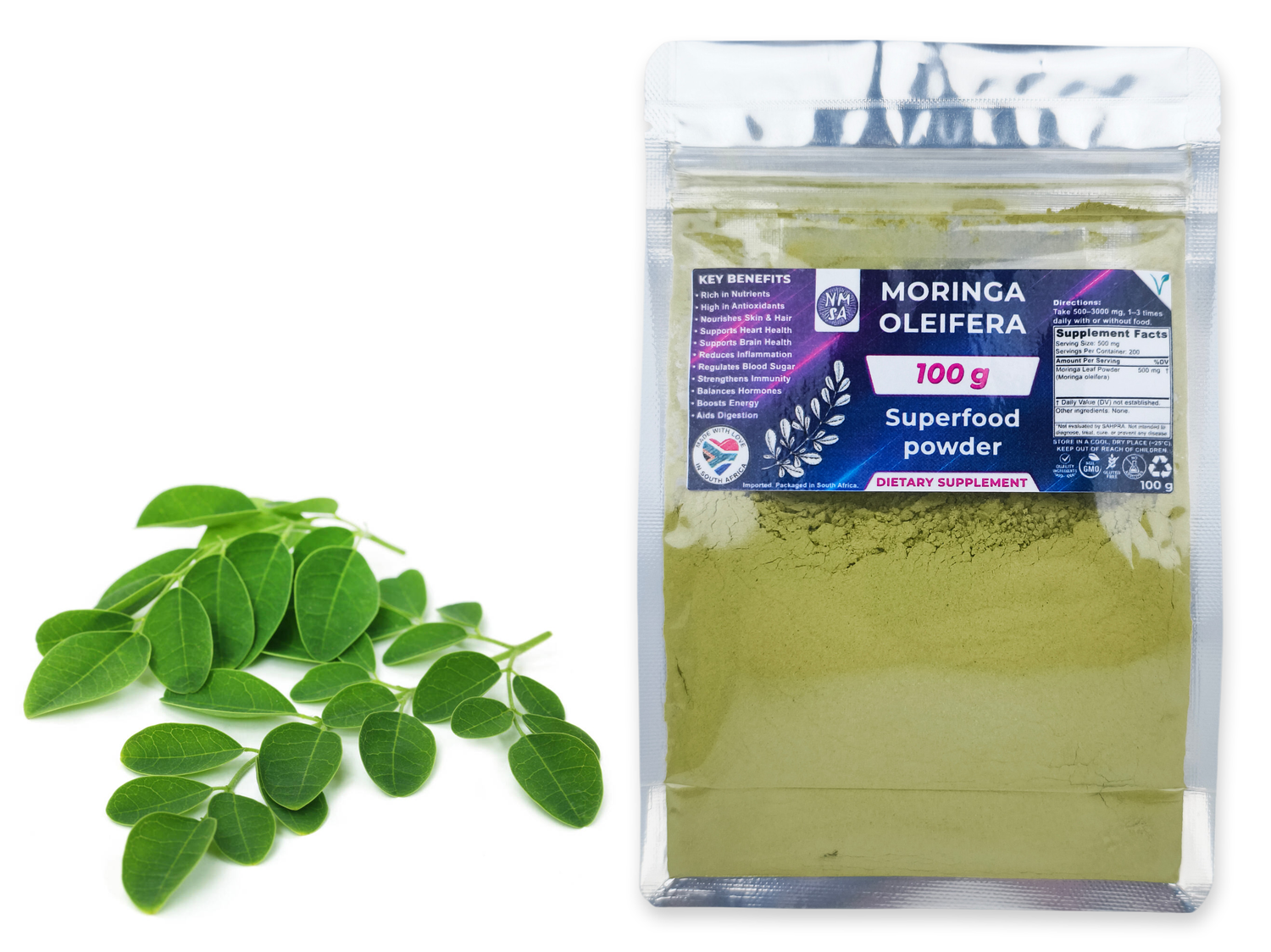 100g Moringa Oleifera Leaf Powder