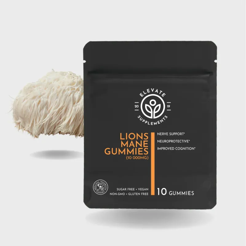 Lion's Mane Gummies (Sugar Free) - Elevate Supplements