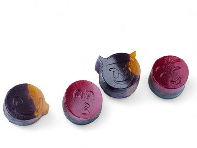 200mg THC Infused Gummy Emojis - 20mg per gummy (x10)