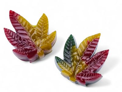 500mg THC Infused Gummy Leaves - 50mg per gummy (x10)