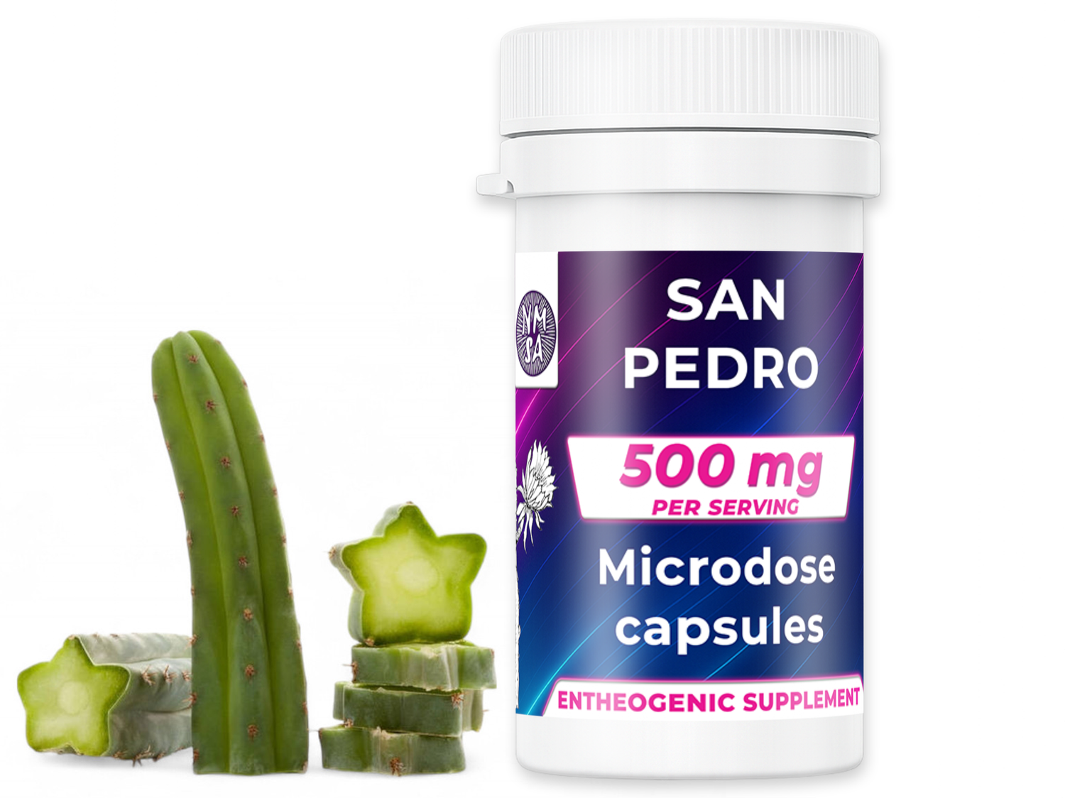 500mg Mescaline Cactus Microdose Capsules (x30) - NMSA