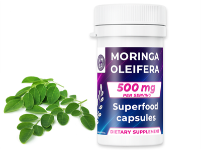 500mg Moringa Oleifera Capsules - NMSA