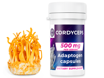 500mg Cordyceps Mushroom Capsules - NMSA