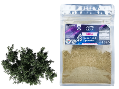 100g Wild Olive Leaf Powder