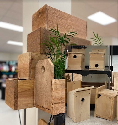 Planters and Birdhouses
