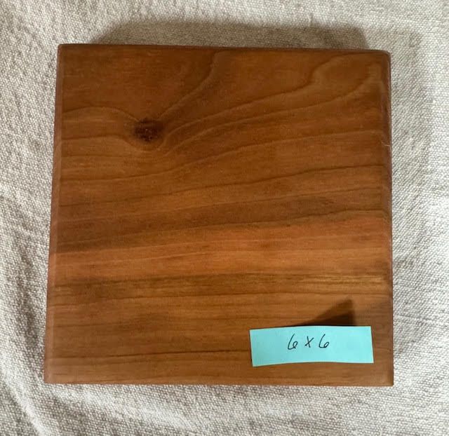 Cutting Board – 6x6– Cherry