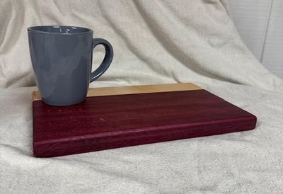 Cutting Board – 7x11.5 – Purple Heart w/Maple