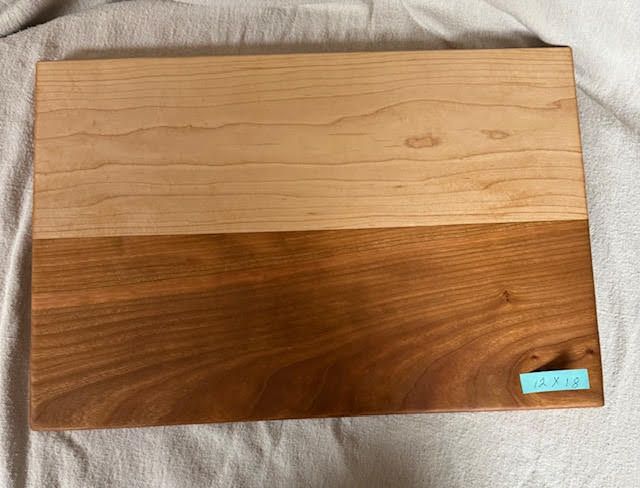 Cutting Board – 12x18 – Maple w/Cherry