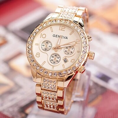 Women Watches Stainless Steel Exquisite Watch Women Rhinestone Luxury Casual Quartz Watch Relojes Mujer