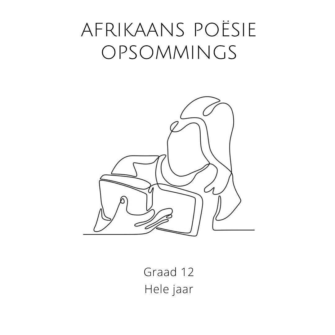 Afrikaans gedigte (Graad 12) 