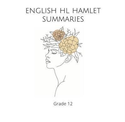 English HL Hamlet Summaries (Grade 12)