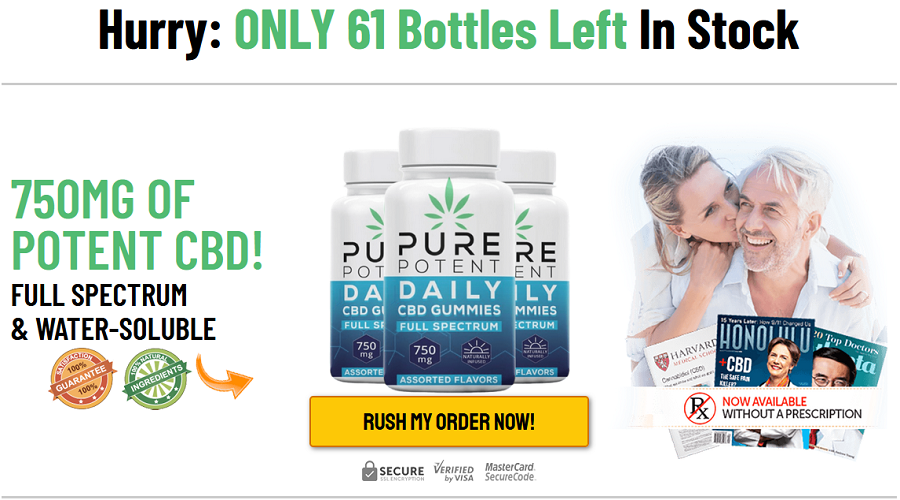 Pure Potent Daily CBD Gummies