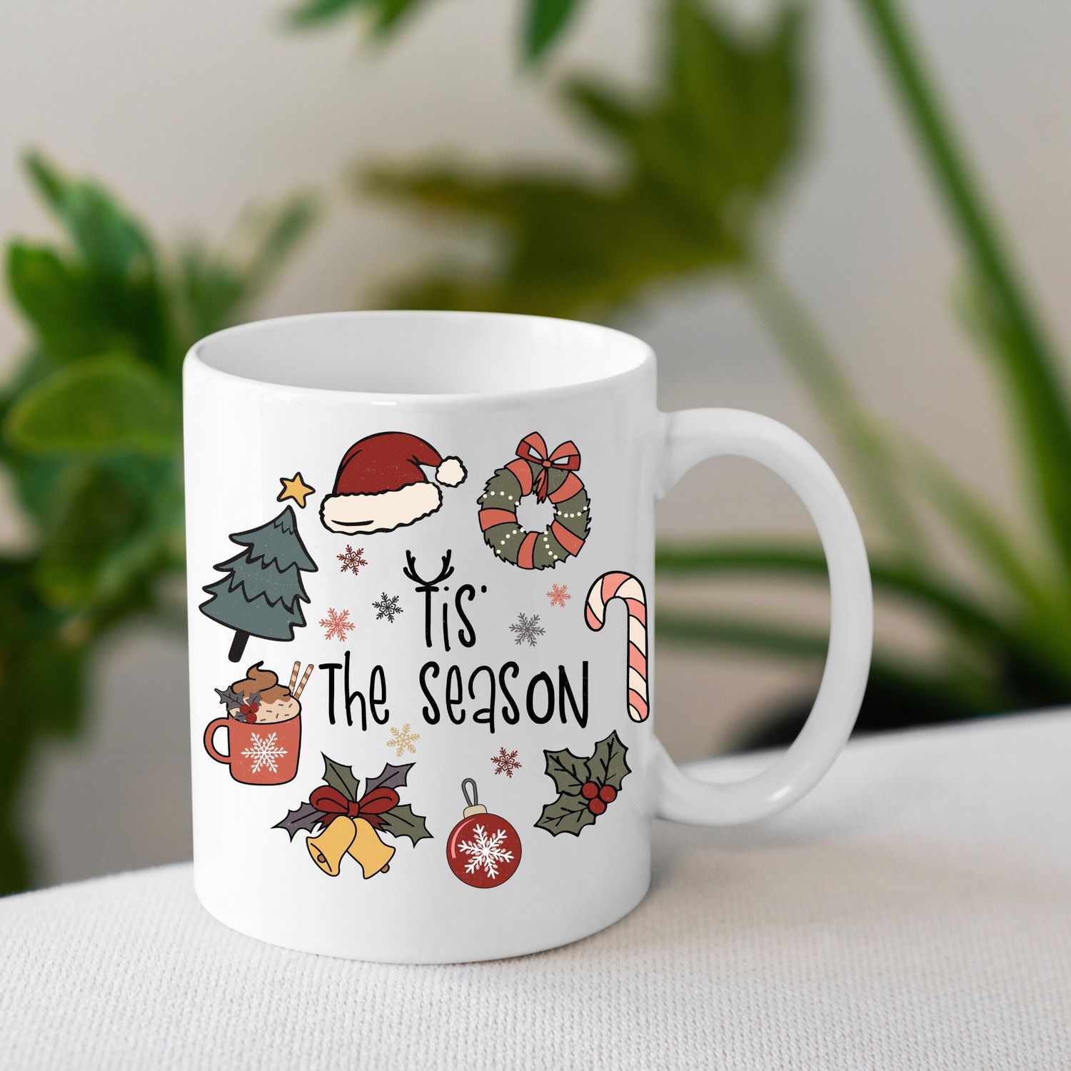 Christmas &#39;Tis the season 11oz mug