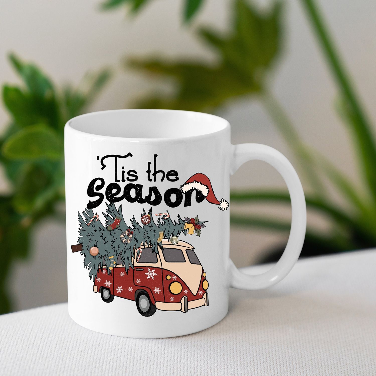 Simple Christmas &#39;Tis the season 11oz mug