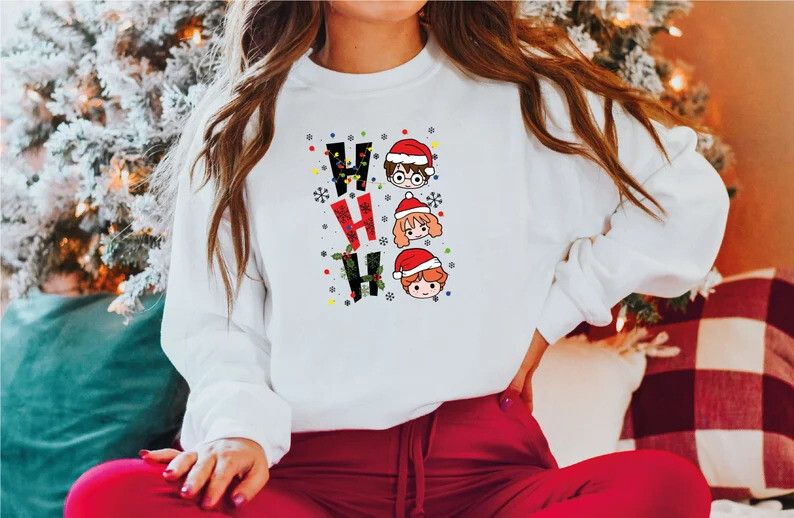 Woman Santa Vibes Christmas Sweatshirt