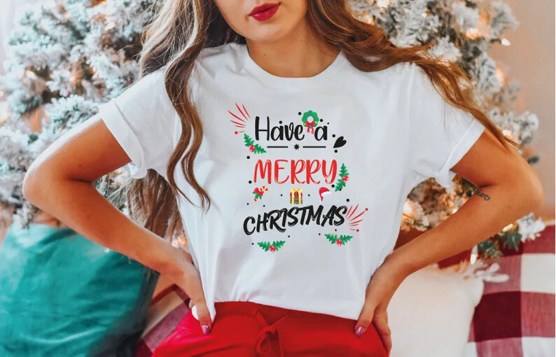 Unisex Have a Merry Christmas Design Shirt