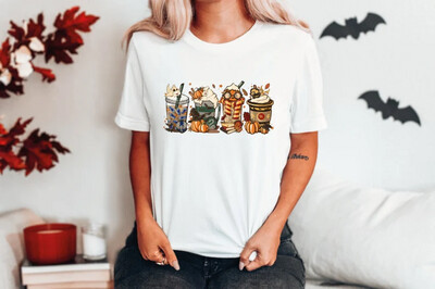 Halloween Horror Coffee Shirt