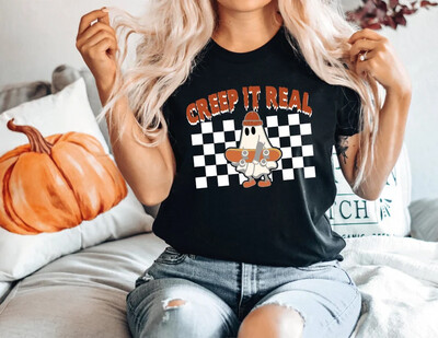Unisex Retro Creep It Halloween Shirt