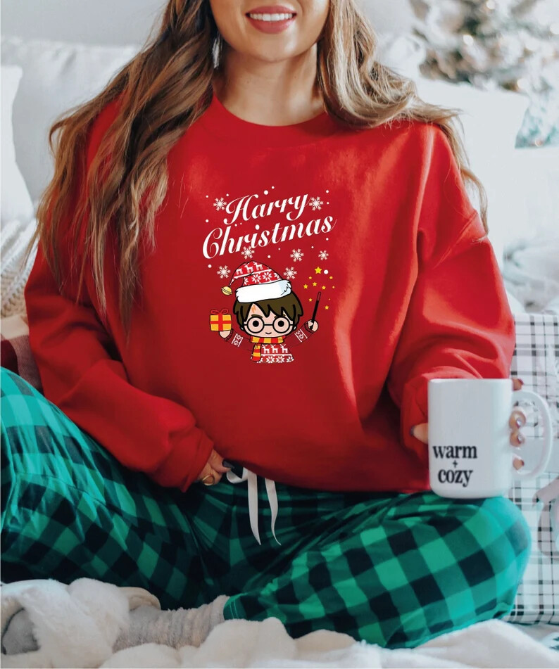 Woman Harry Christmas Design Sweatshirt