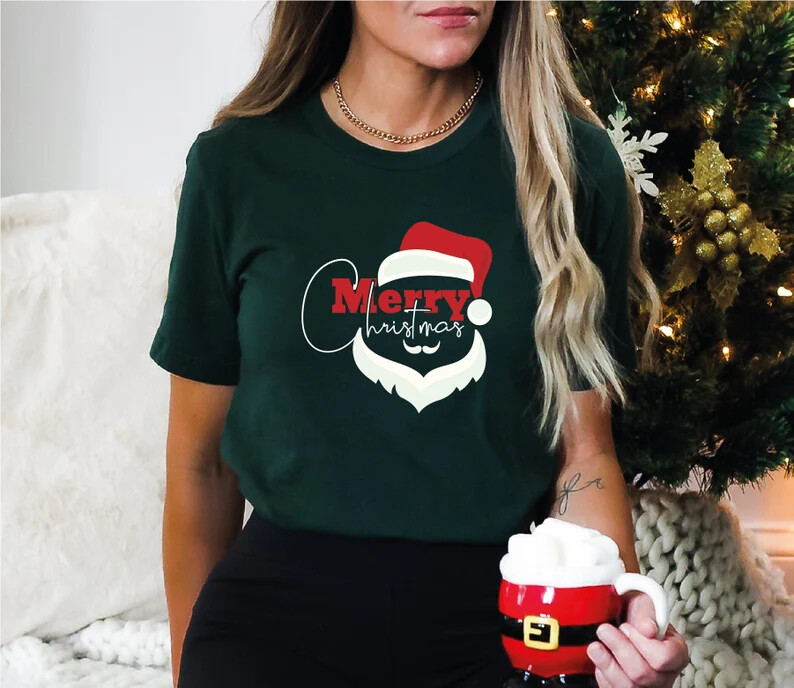 Woman Merry Christmas Santa Shirt
