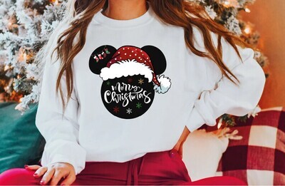 Unisex Mickey Design Christmas Sweatshirt